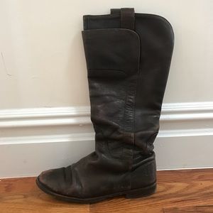 Frye Paige tall riding boots, chocolate, 9.5